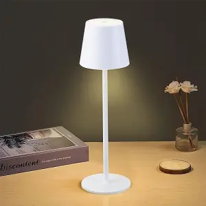 USB Rechargeable Mushroom LED Night Light 2 Color Desk Lamp Touch Switch Table Lamp for Restaurant Room Clubs Bar Cafe Decor