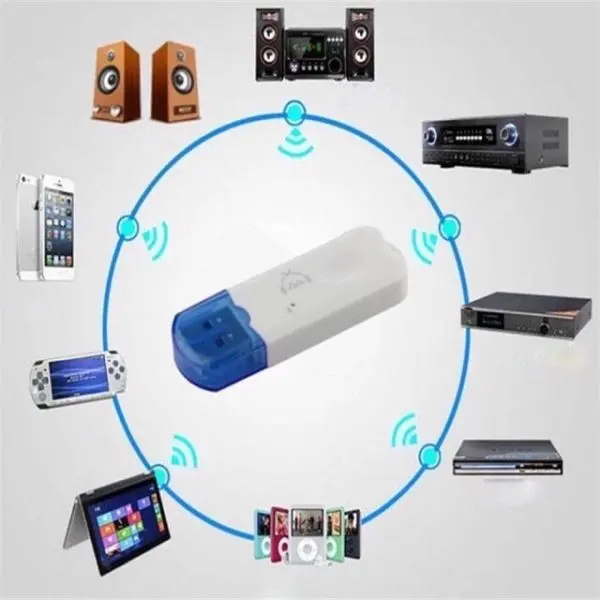 USB Wireless Bluetooth V4.0 Audio Music Receiver AdapterAmplifier - Image 2