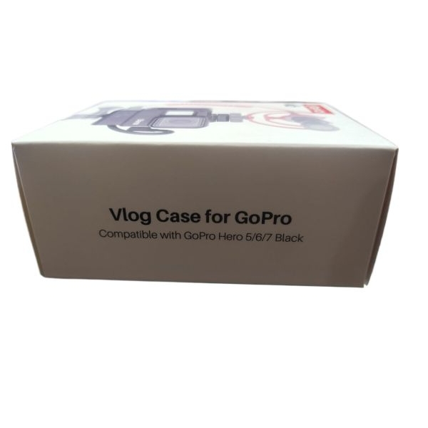 V2 Housing Case Vlogging Frame with Microphone Cold Shoe Mount Compatible for GoPro Hero 7 6 5 Mic Audio Adapter Action Camera Accessories - Image 3