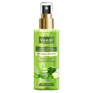 VAADI Aloe Vera & Cucumber Mist 100% Natural Skin Toner (250 ml)