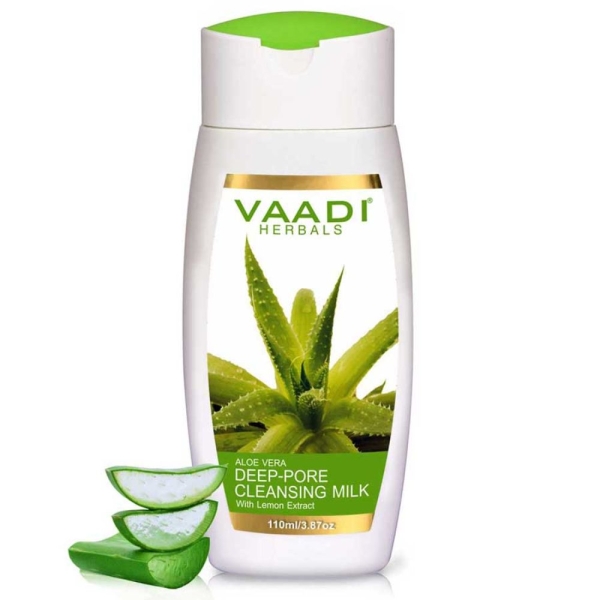 VAADI Aloe Vera Deep Pore Cleansing Milk With Lemon Extract (110 ml)