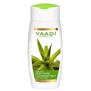 VAADI Aloe Vera Deep Pore Cleansing Milk With Lemon Extract (110 ml)