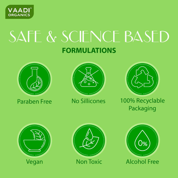 VAADI Anti-Acne Neem Face Pack with Clove & Turmeric (120gm each) (Pack of 2) - Image 6
