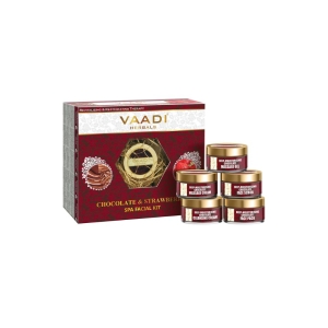 VAADI Deep-Moisturising Chocolate SPA Facial Kit With Strawberry Extract (270 gms)