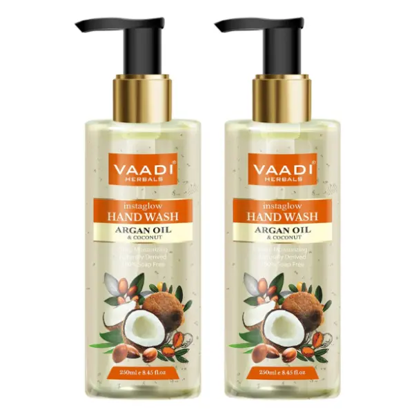 VAADI Instaglow Argan Oil & Coconut Hand Wash (Pack of 2)