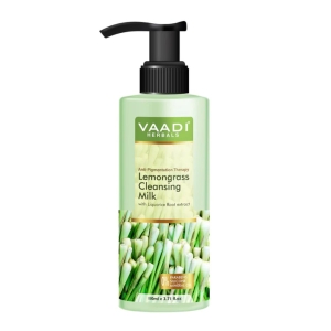 VAADI Lemongrass Cleansing Milk with Liquor ice Root extract-Anti Pigmentation Therapy (110 ml)