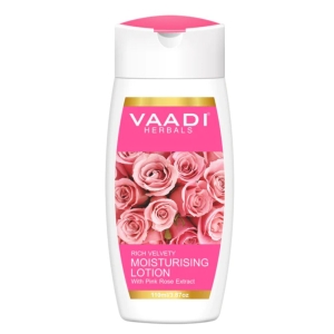 VAADI Moisturizing Lotion With Pink Rose Extract (110 ml)