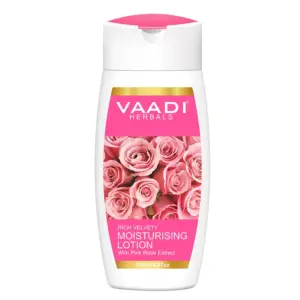 VAADI Moisturizing Lotion With Pink Rose Extract (110 ml)
