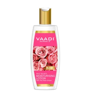 VAADI Moisturizing Lotion With Pink Rose Extract (350 ml)