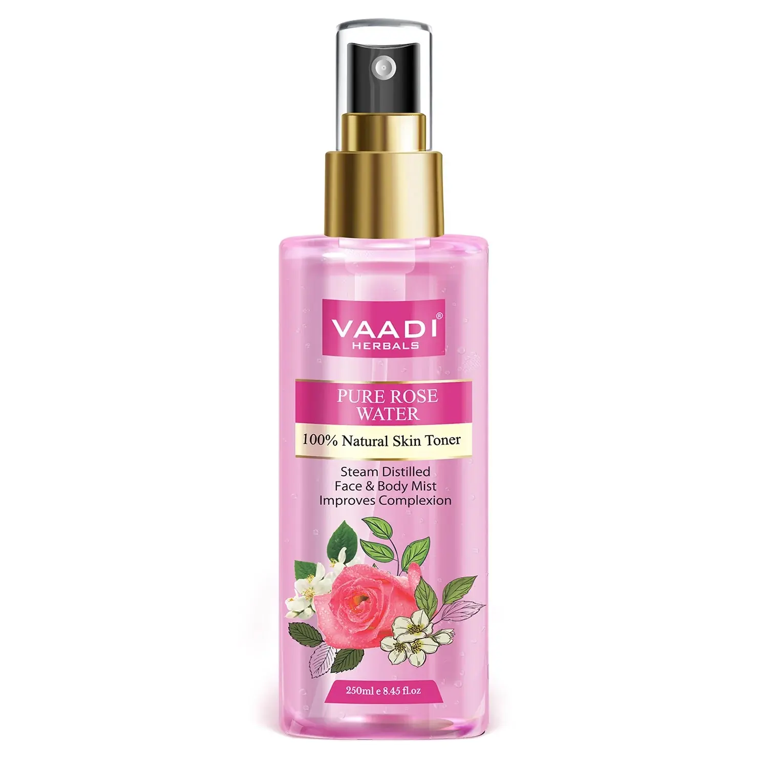 VAADI Rose Water 100% Natural & Pure (250 ml)