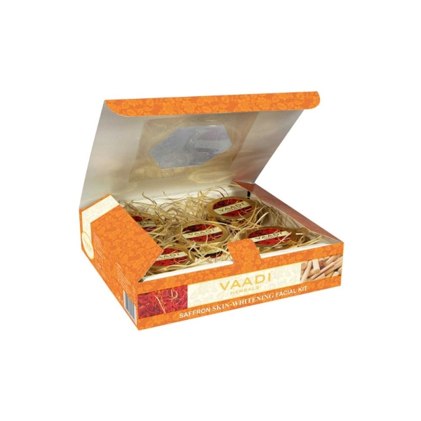 VAADI Saffron Skin-Whitening Facial Kit With Sandalwood Extract (270gms) - Image 3