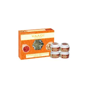 VAADI Saffron Skin-Whitening Facial Kit with Sandalwood Extract (70gms)