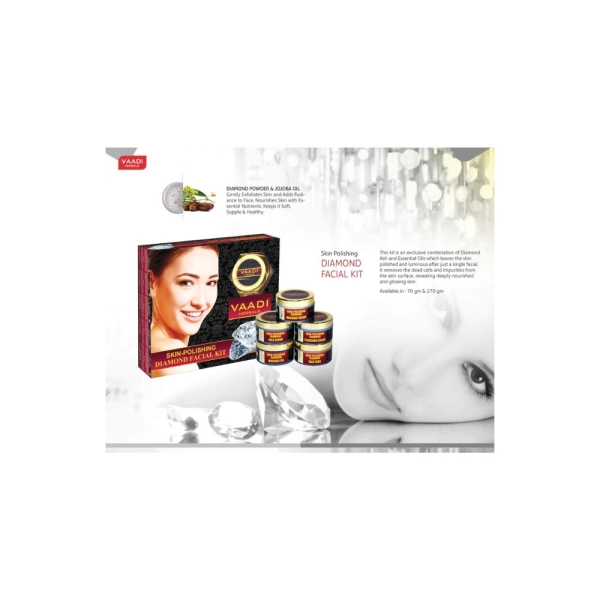 VAADI Skin-Polishing Diamond Facial Kit (270gms) - Image 4