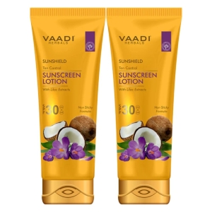 VAADI Sunscreen Lotion SPF-30 with Lilac Extract (Pack of 2)