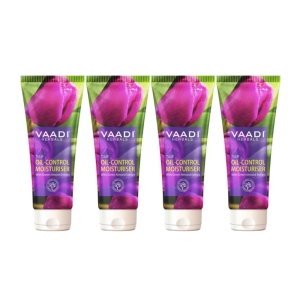 VAADI Tulip Oil Control Moisturizers with Green Almonds Extract (Pack of 4)