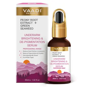 VAADI Underarm Brightening & De-Pigmentation Serum With Peony Root Extract & Green Seaweed (30 ml)