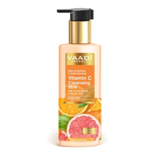VAADI Vitamin C Cleansing Milk with Pro Vitamin B-5 and Glycolic Acid (250 ml)