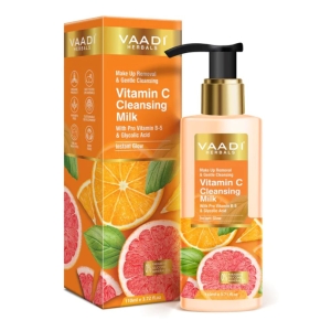 VAADI Vitamin C Cleansing Milk with Pro Vitamin B-5 & Glycolic Acid (110 ml)