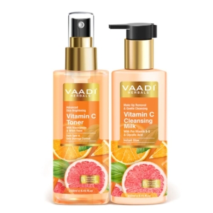VAADI Vitamin C Cleansing Milk With Toner (250 ml X 2)