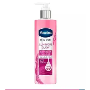 Vaselline Body Wash, Luminous Glow, Glutaglow Technology, 10X Niacinamide, Hyaluronic Acid, Radiant Skin, Fruity Fragrance 425ml