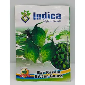 Vegetable Seed - 1 Packet Bar Karela Bitter Gourd Seeds By Savyata Stores For Kitchen Garden