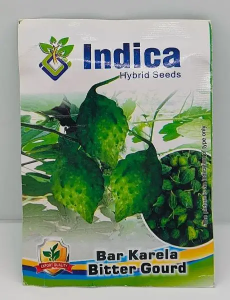 Vegetable Seed - 1 Packet Bar Karela Bitter Gourd Seeds By Savyata Stores For Kitchen Garden