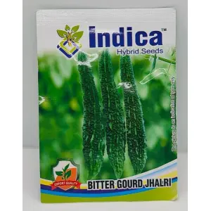 Vegetable Seed - 1 Packet Bitter Gourd Jhalri Seeds By Savyata Stores For Kitchen Garden