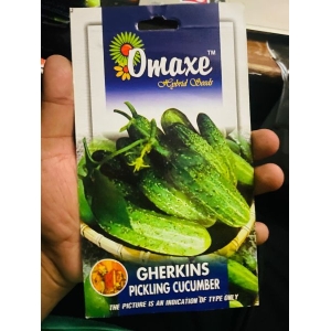 Vegetable Seed - 1 Packet GHERKING PICKLING CUCUMBER Omaxe Seeds By Savyata Stores For Kitchen Garden
