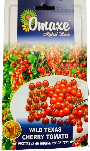 Vegetable Seed - 1 Packet WILD TEXAS CHERRY TOMATO Omaxe Seeds By Savyata Stores For Kitchen Garden