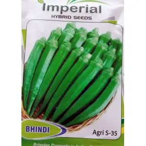 Vegetable Seeds - Bhindi Seeds - Ladies Finger Seeds / Okra Seeds 7 Gram