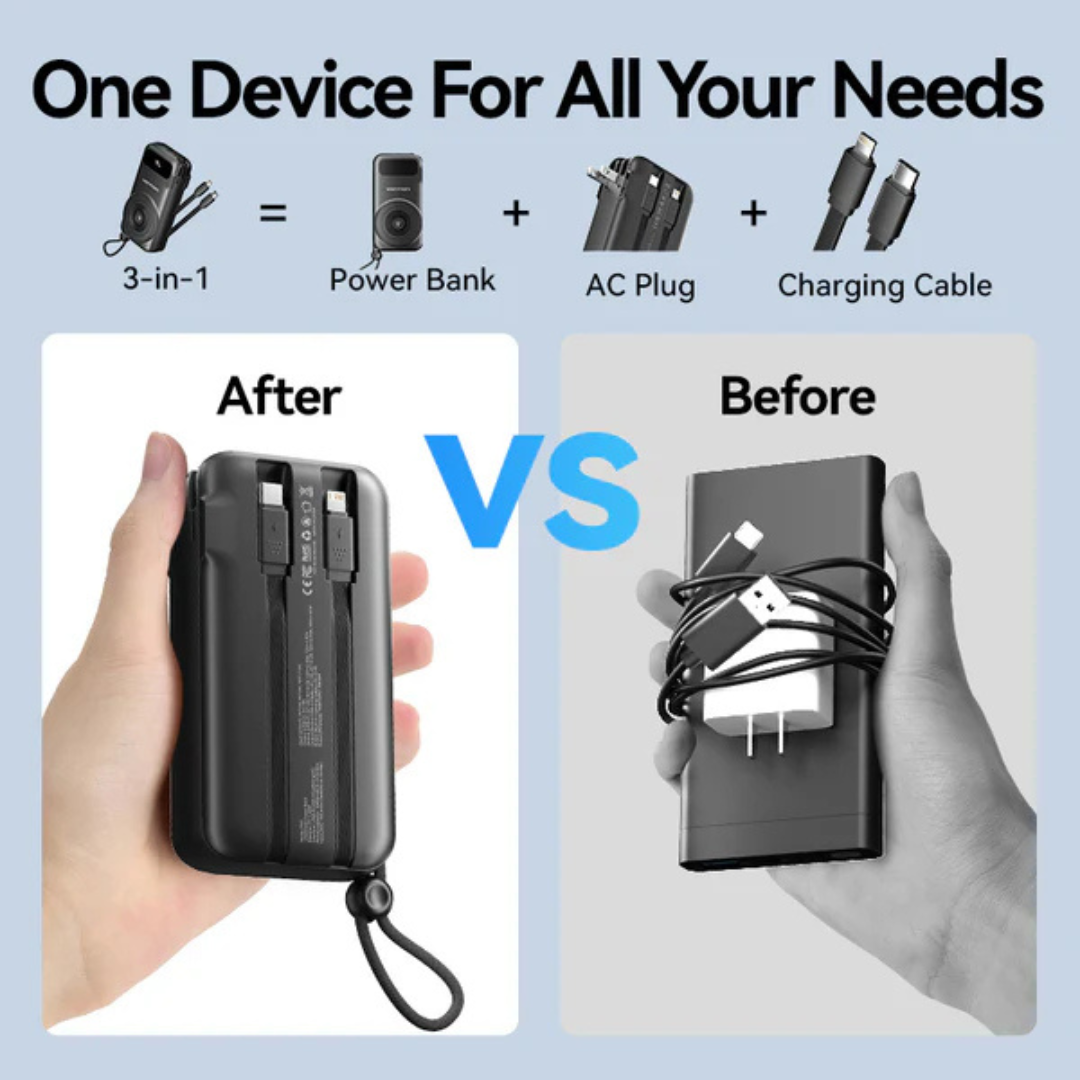 Vention 10000mAh Portable Fast Charging Power Bank - Image 5