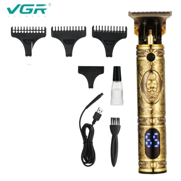 VGR V091 Trimmer Professional Rechargeable Electric Hair Trimmer With Metal Blade - Image 3