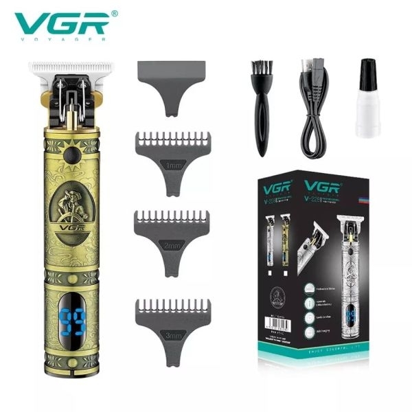 VGR V091 Trimmer Professional Rechargeable Electric Hair Trimmer With Metal Blade - Image 5