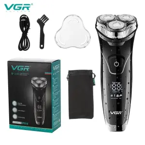 VGR V318 Electric Shaver Professional 3 Head Floating Shaving Trimmer Razor For Men