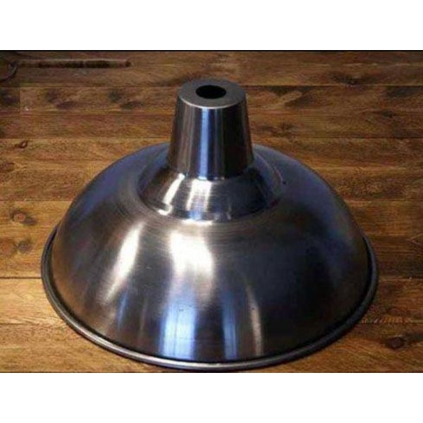 Vintage Aluminum Pendent Lampshade - Image 3