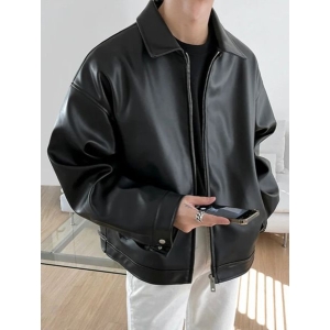 Vintage Loose Fit Raxzen Korean Jacket For Men's.