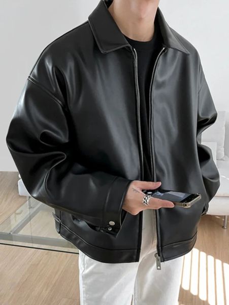 Vintage Loose Fit Raxzen Korean Jacket For Men's.