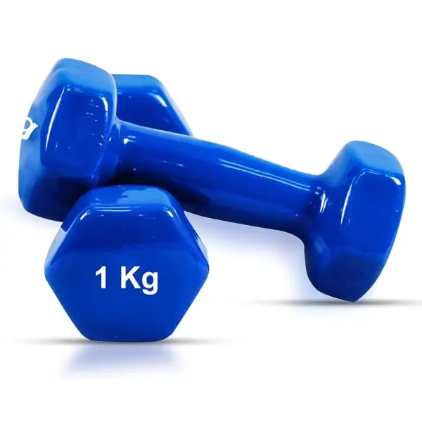 Vinyl Exterior Coated Dumbbell For Strong Grip dumbbells set - Image 3