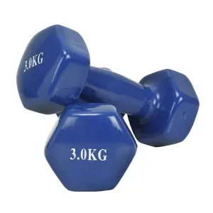 Vinyl Exterior Coated Dumbbell For Strong Grip dumbbells set