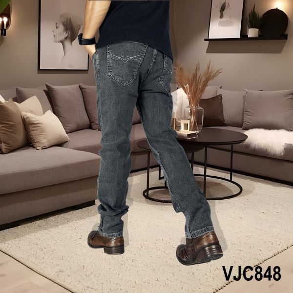 VIRJEANS (VJC848) Stretchable Choose Jeans Pant For Men- Dark Grey - Image 2