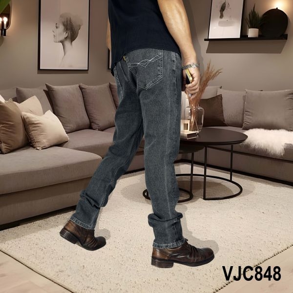 VIRJEANS (VJC848) Stretchable Choose Jeans Pant For Men- Dark Grey - Image 4