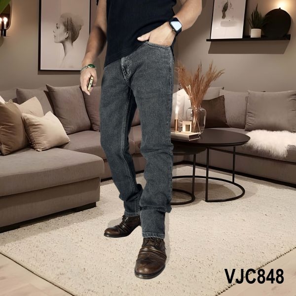 VIRJEANS (VJC848) Stretchable Choose Jeans Pant For Men- Dark Grey - Image 5