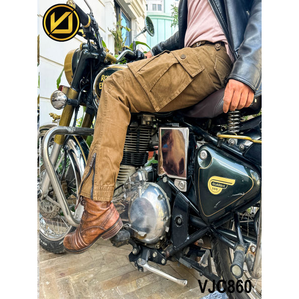 VIRJEANS (VJC860) Stretchable Cargo Multi Pocket Box Zipper Joggers Pant For Men-All Colors - Image 2