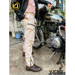 VIRJEANS (VJC860) Stretchable Cargo Multi Pocket Box Zipper Joggers Pant For Men-All Colors