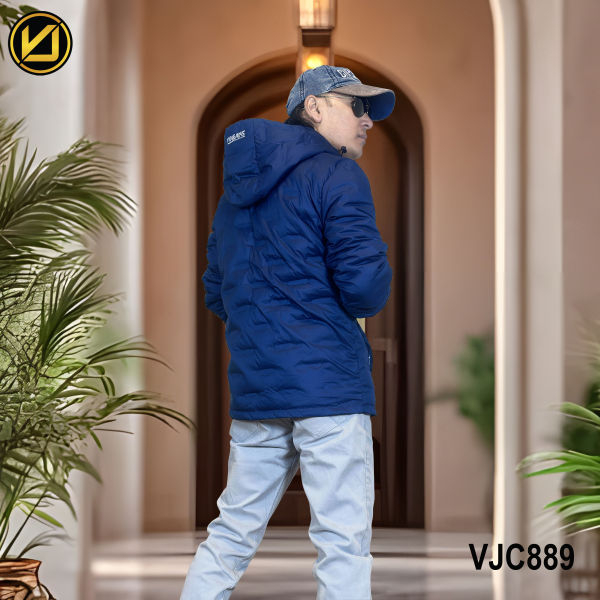 VIRJEANS (VJC889D) Dawn Ultra Light Jacket For Men-Blue - Image 2