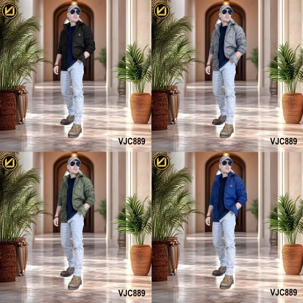 VIRJEANS (VJC889D) Dawn Ultra Light Jacket For Men-Blue - Image 4