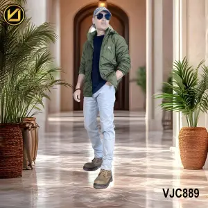 VIRJEANS (VJC889D) Dawn Ultra Light Jacket For Men-Green