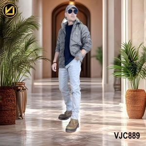 VIRJEANS (VJC889D) Dawn Ultra Light Jacket For Men-Grey