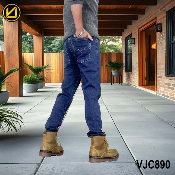 VIRJEANS (VJC890) Stretchable Denim Jeans Choose Pant For Men- Medium Blue - Image 3