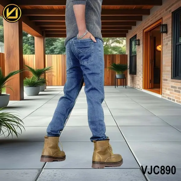 VIRJEANS (VJC890) Stretchable Denim Jeans Choose Pant For Men- Sky Blue - Image 2